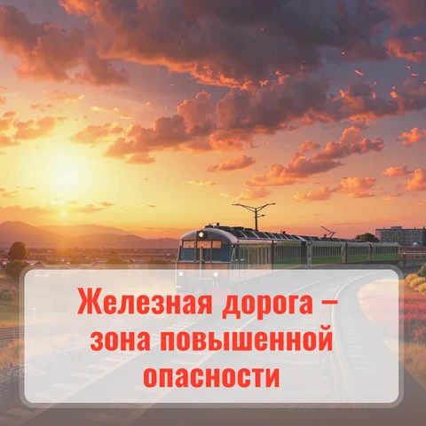 железная дорога - зона повышенной опасности 