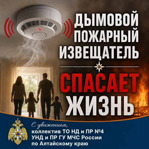 дымовой пожарный извещатель