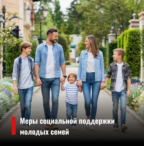 молодая семья 
