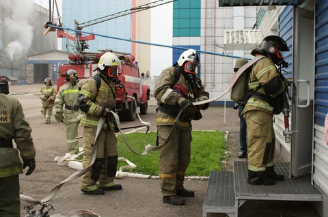 пожарные 