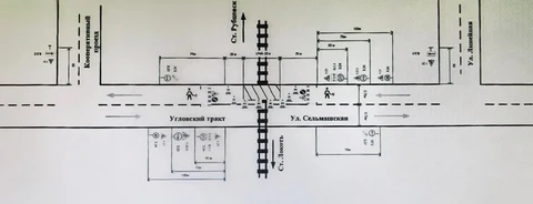 Схема организации движения по Угловскому тракту