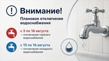 Внимание отключение воды
