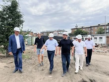 И.А. Башмаков проверяет школу 