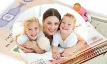 мама с детьми
