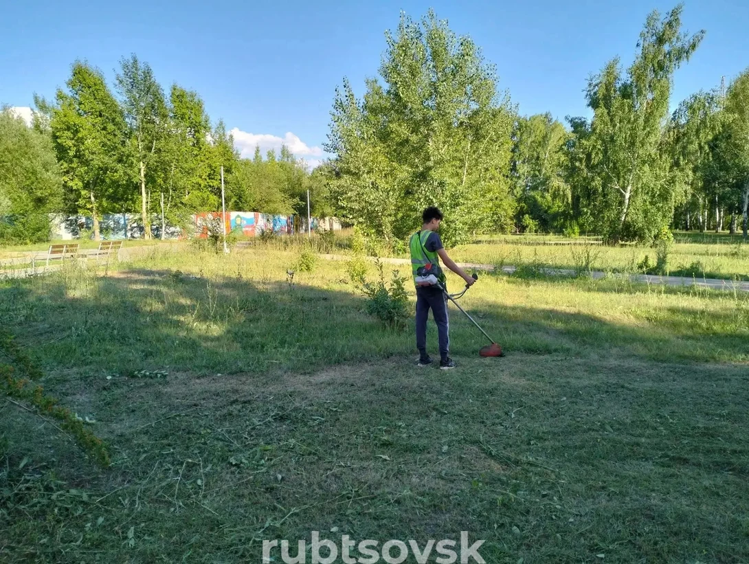 покос травы