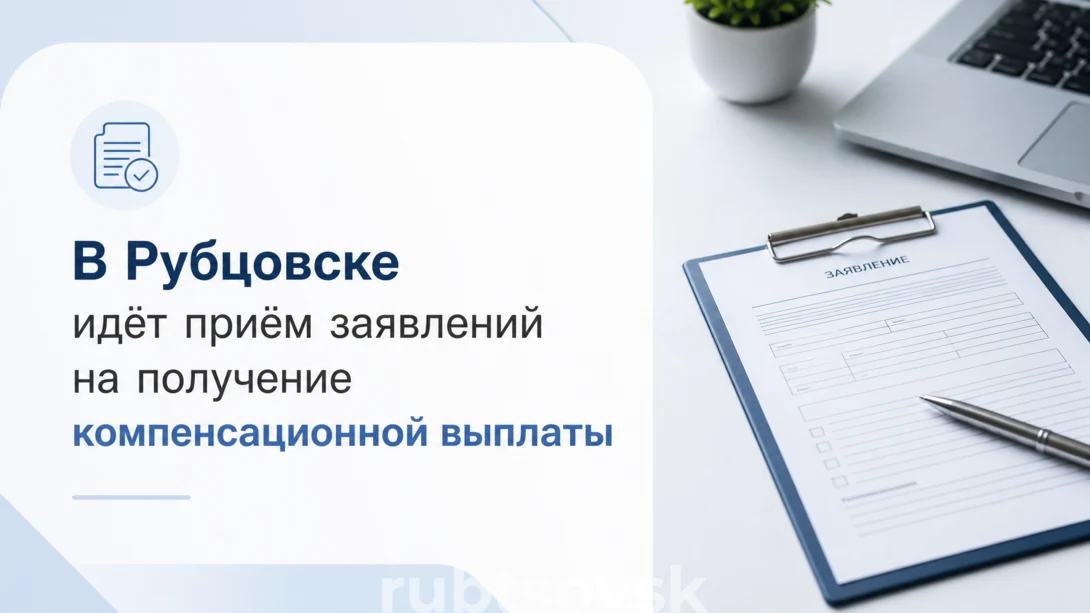 Картинка "В Рубцовске идёт приём заявлений на получение компенсационной выплаты"